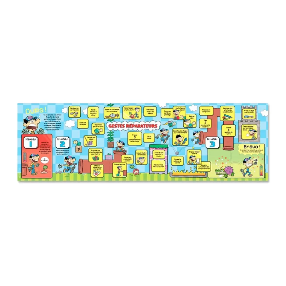 Affiche des gestes réparateurs-HOPTOYS Hot