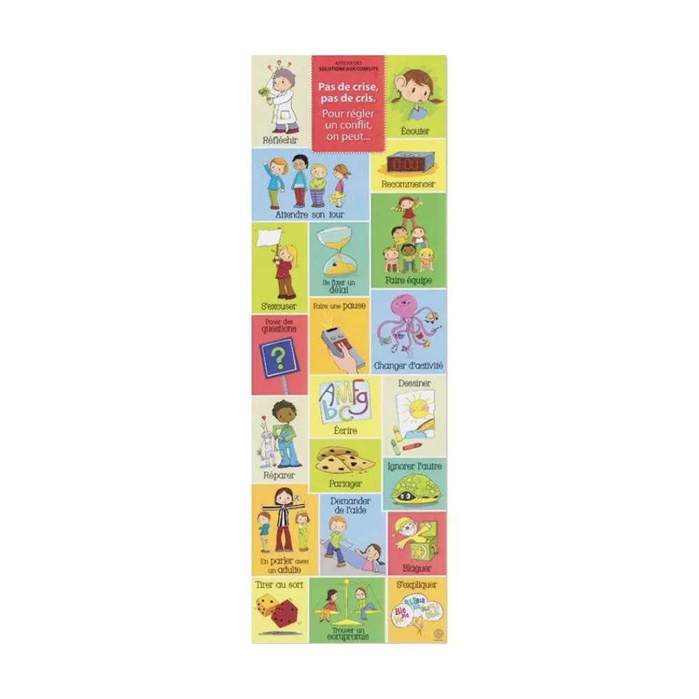 Affiche des solutions aux conflits --HOPTOYS Best Sale