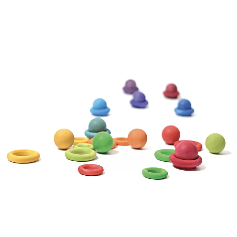 Anneaux en bois --HOPTOYS Cheap