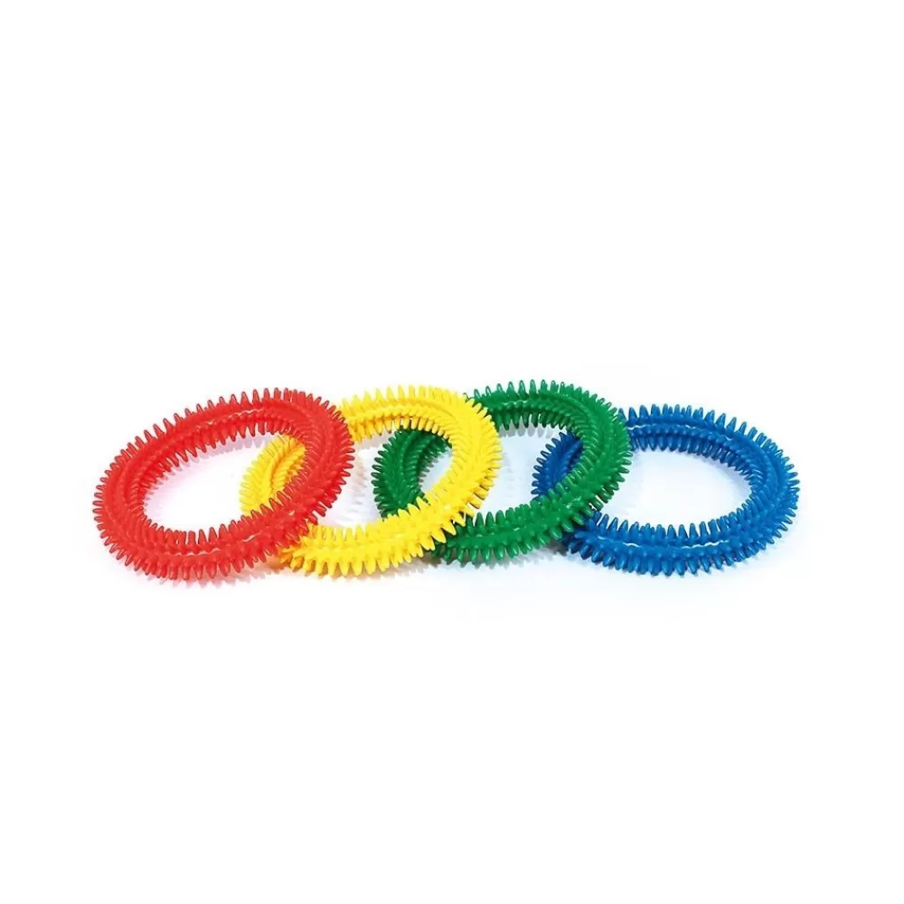 ANNEAUX TACTILES - LOT DE 4-HOPTOYS Cheap