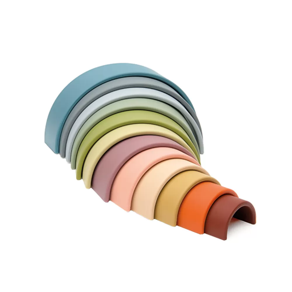 Arc-en-ciel en silicone naturel x 12 --HOPTOYS Cheap