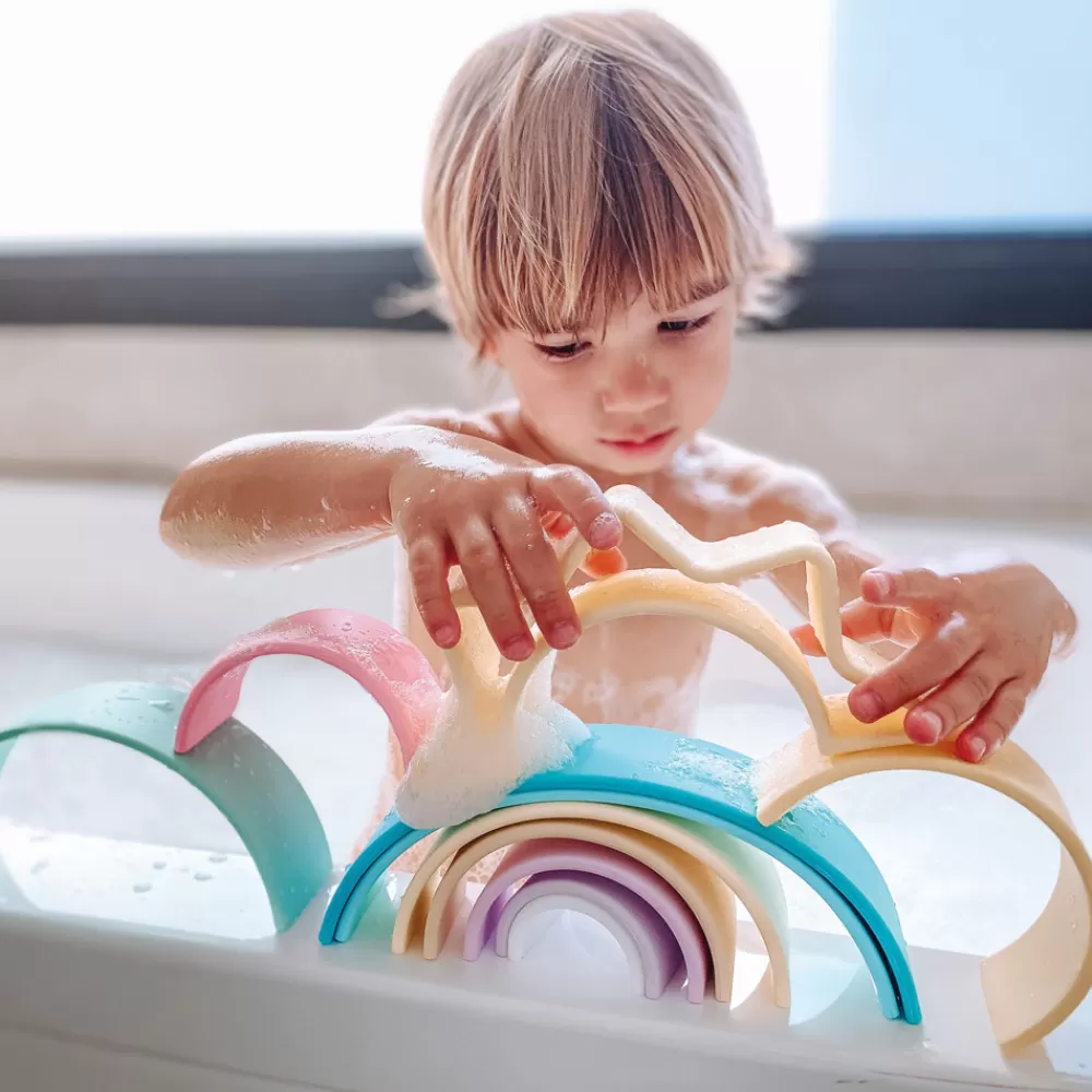 Arc-en-ciel en silicone pastel x 12 --HOPTOYS Cheap