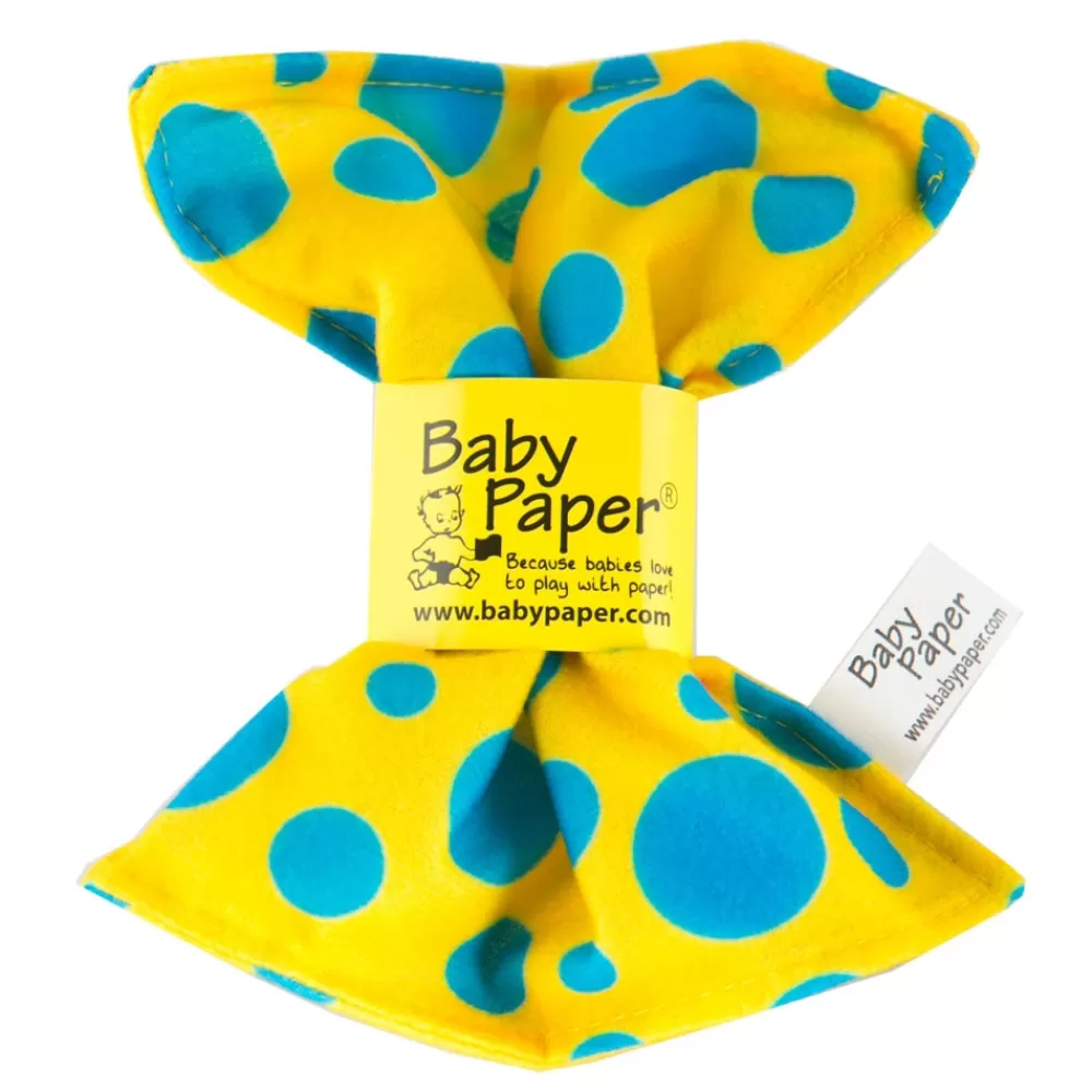 Baby Paper - Jaunes à pois bleus-HOPTOYS Fashion