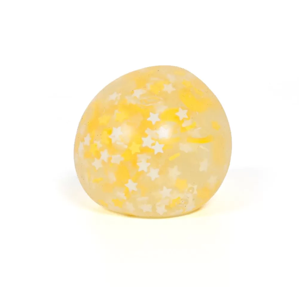Balle à triturer - Lunes et étoiles phosphorescentes-HOPTOYS Discount