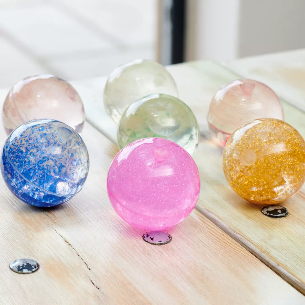 Balles paillettes par 7 --HOPTOYS Best Sale
