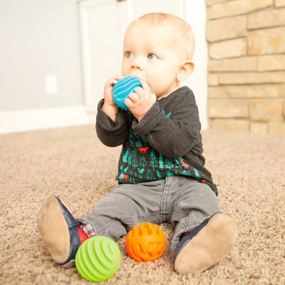 Balles sensory rollers par 3 --HOPTOYS New