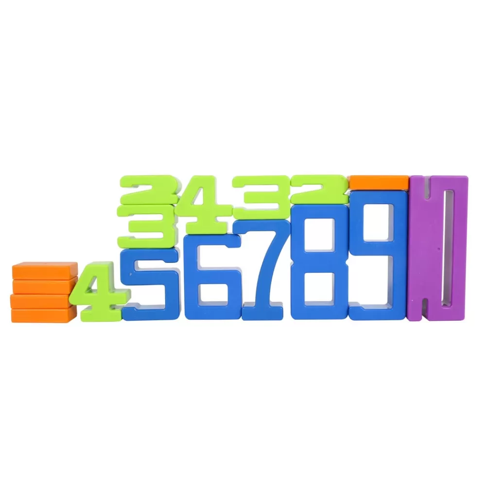 Blocs de construction chiffres - 17 pièces-HOPTOYS Cheap