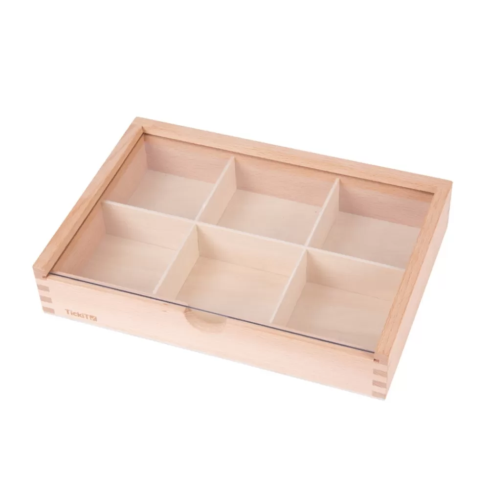 Boîte de tri en bois - 6 cases-HOPTOYS Best