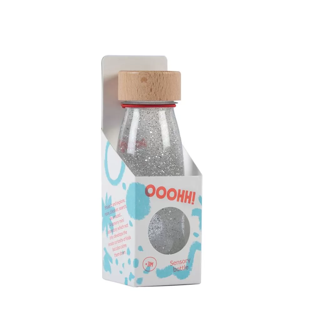 Bouteille sensorielle Float - argent-HOPTOYS New