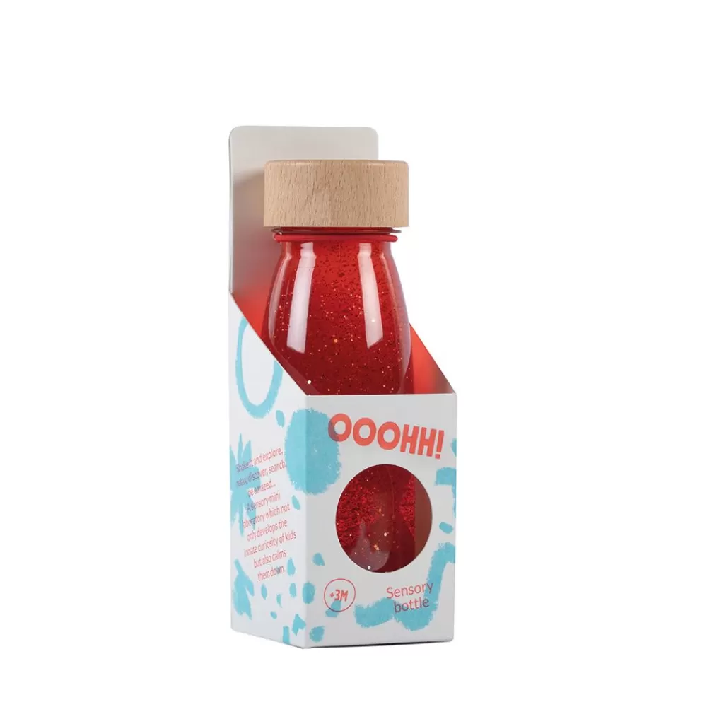 Bouteille sensorielle Float - rouge-HOPTOYS Discount
