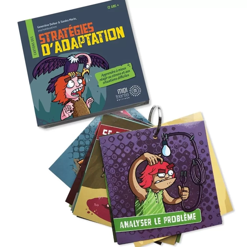 Cartons des stratégies d'adaptation --HOPTOYS New