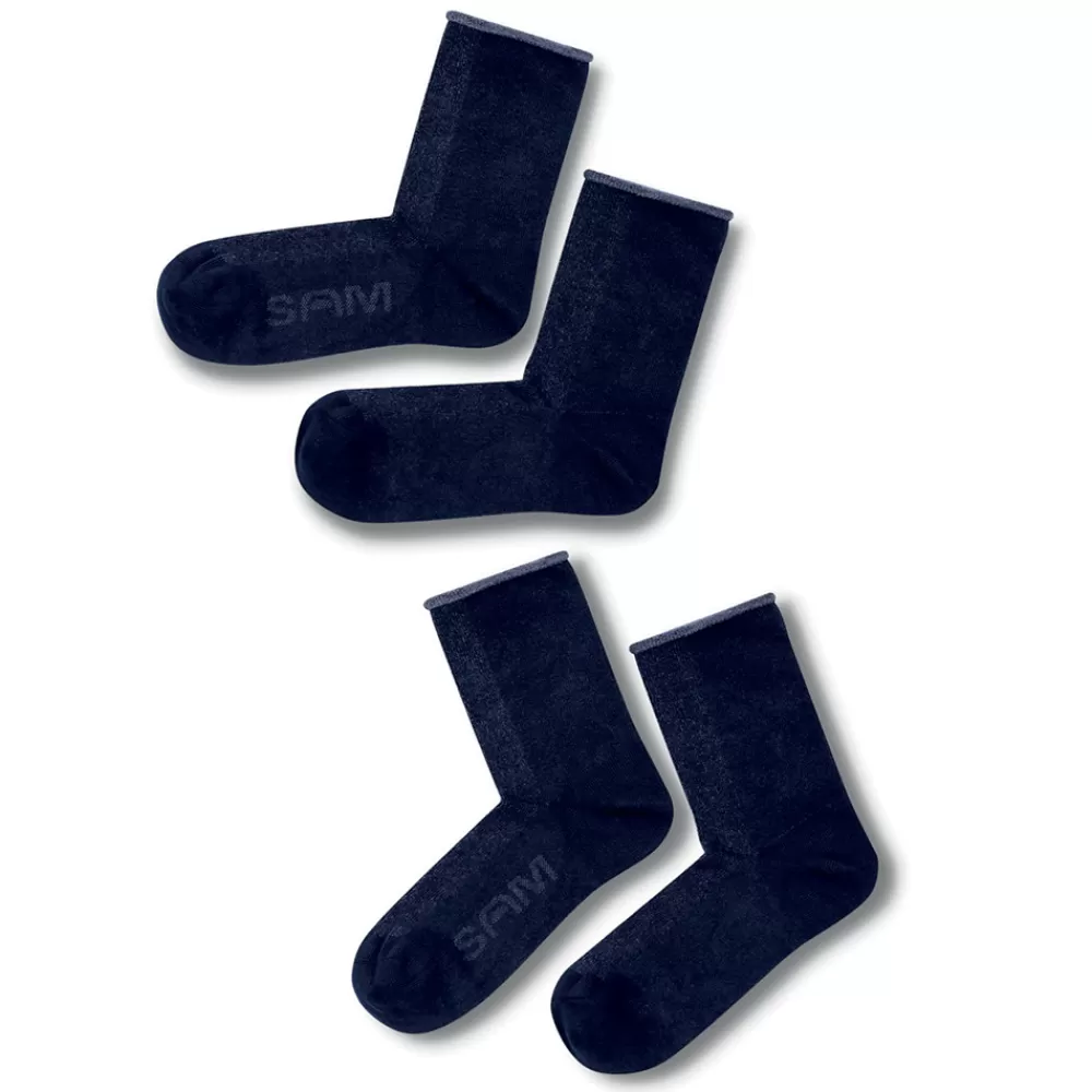 Chaussettes Bamboo bleues - Lot de 2-HOPTOYS Cheap