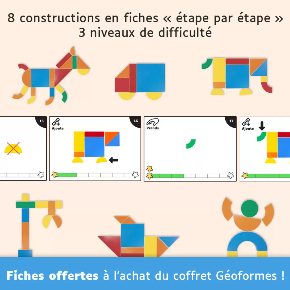 COFFRET GEOFORMES-HOPTOYS Cheap