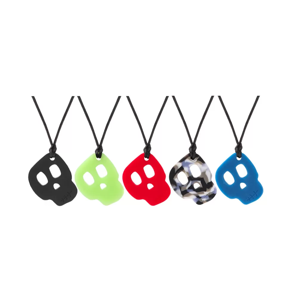 Collier pendentif tête de mort --HOPTOYS Cheap