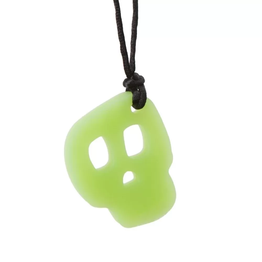 Collier pendentif tête de mort --HOPTOYS Cheap