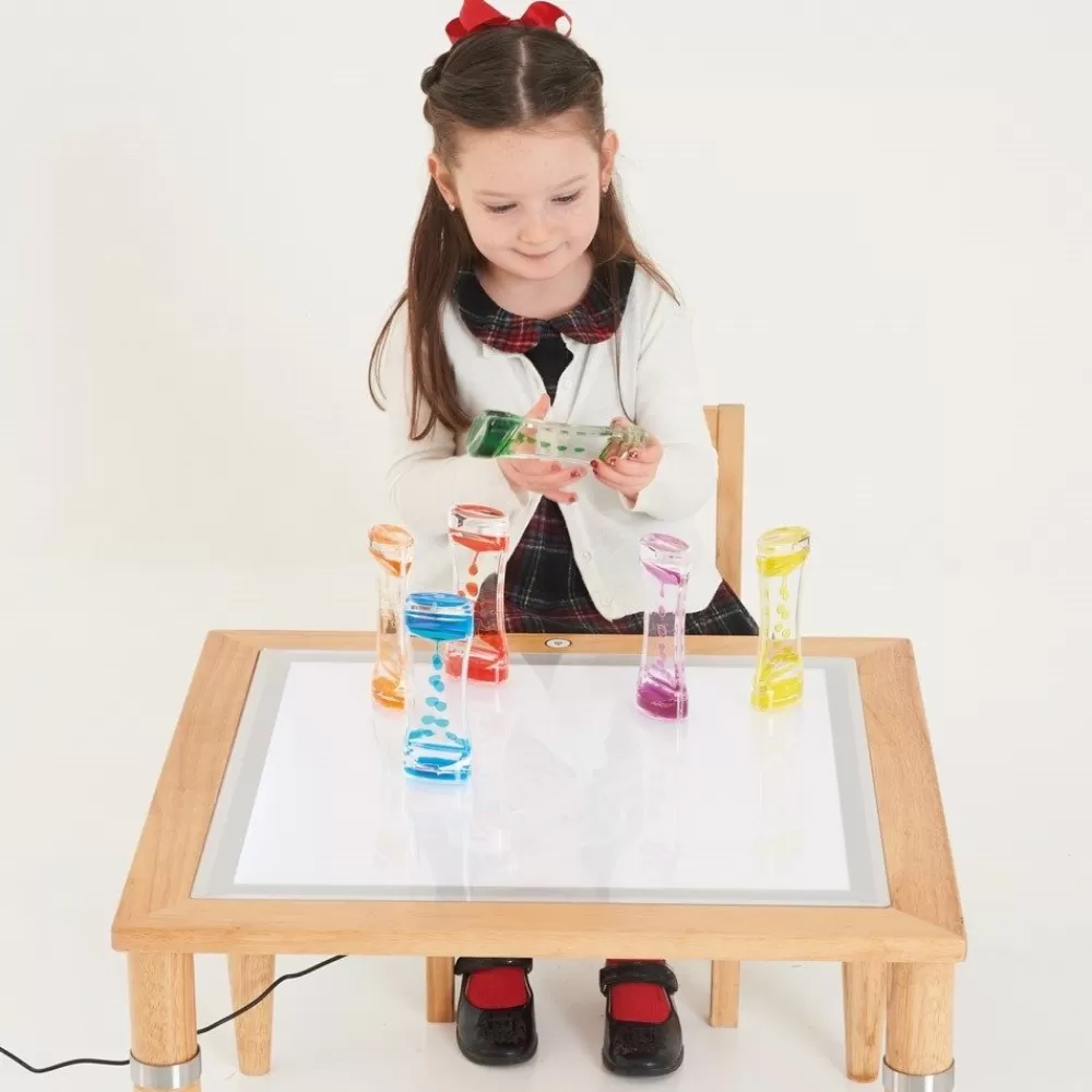Console bois avec table lumineuse --HOPTOYS Sale