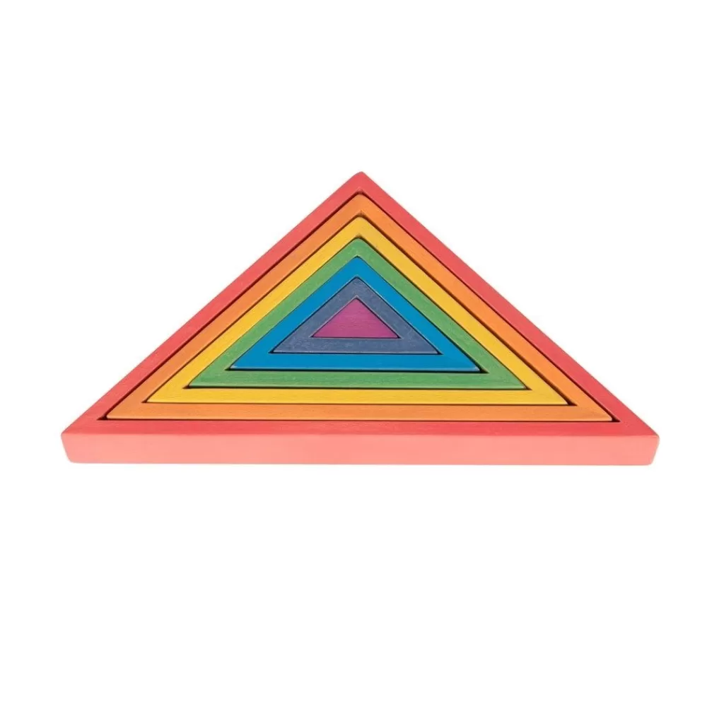Construction arc-en-ciel - triangles --HOPTOYS Cheap