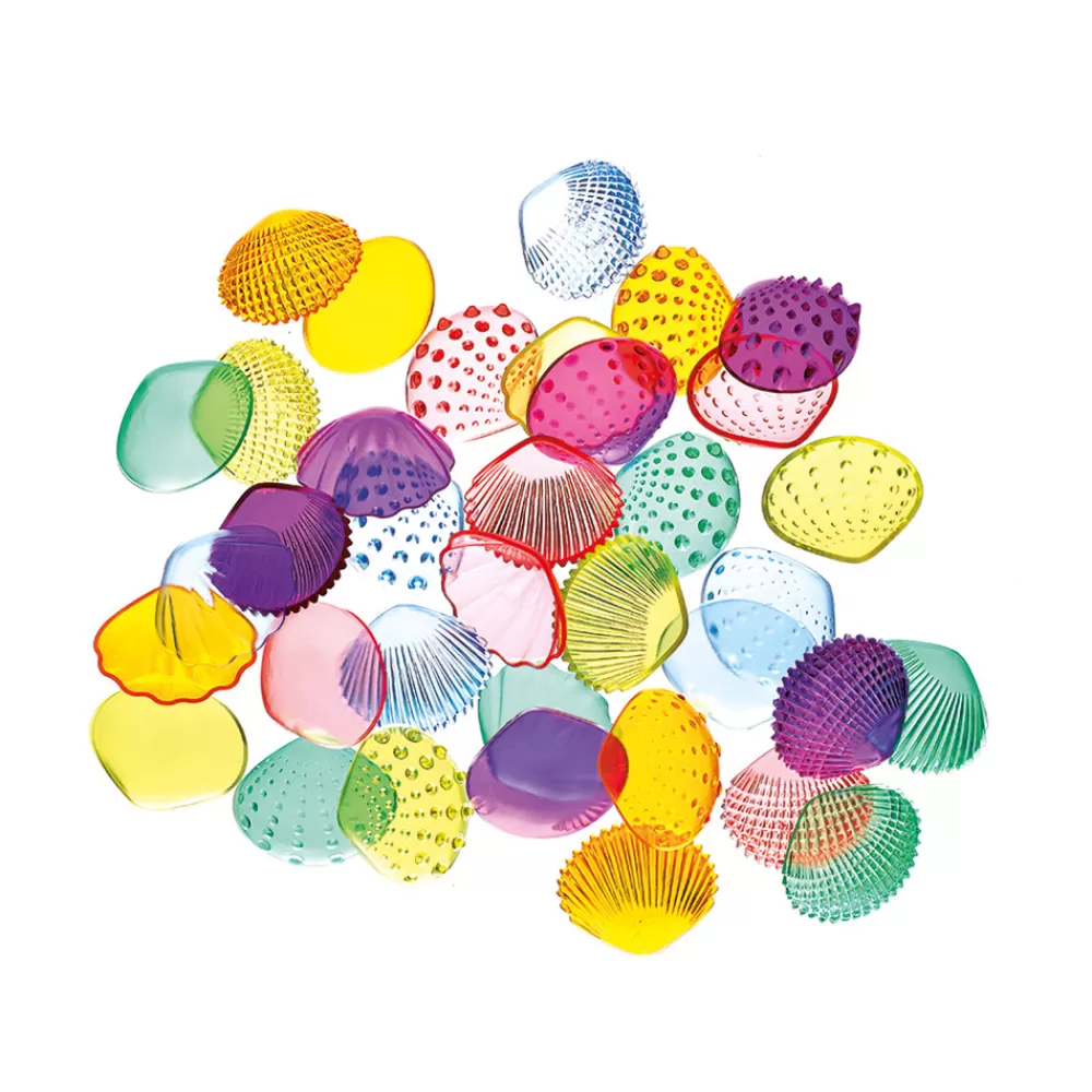 Coquillages multicolores tactiles par 108 --HOPTOYS New