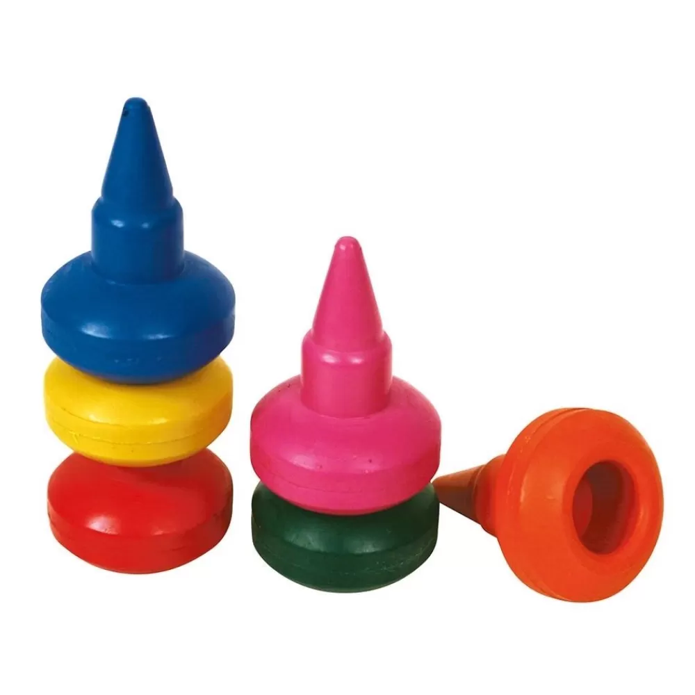 CRAYONS A DOIGTS x 6-HOPTOYS Cheap