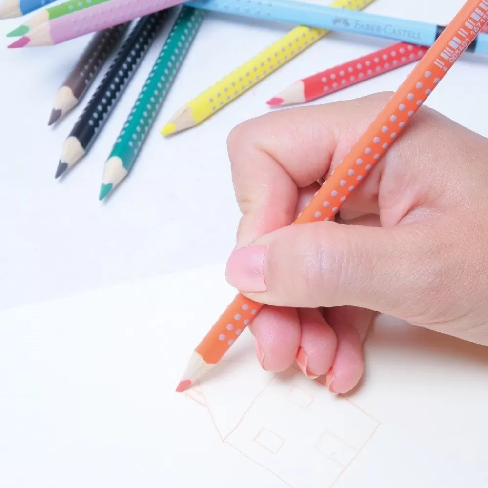 Crayons de couleur grip par 10 --HOPTOYS Flash Sale