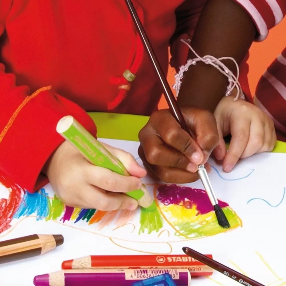 CRAYONS DE COULEURS XXL 3 EN 1-HOPTOYS Cheap