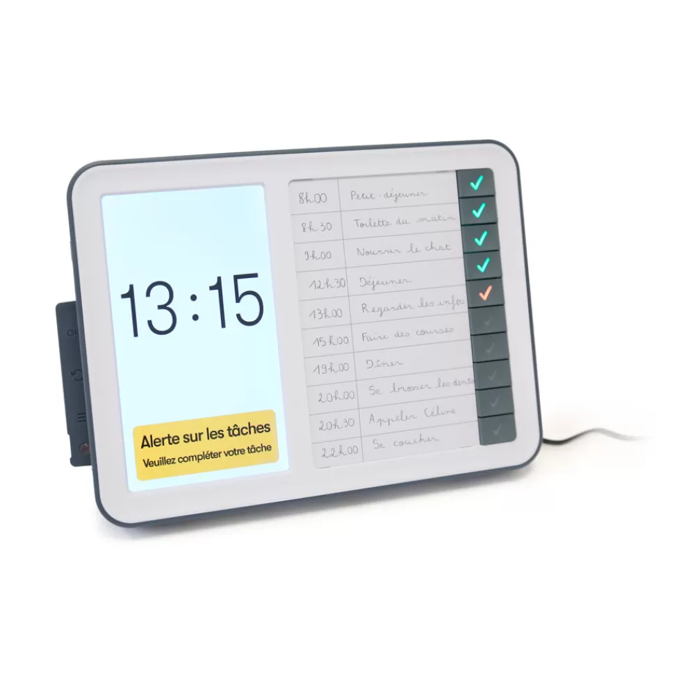 Day Hub - Horloge pour troubles neurocognitifs avec alertes de tâches-HOPTOYS Online