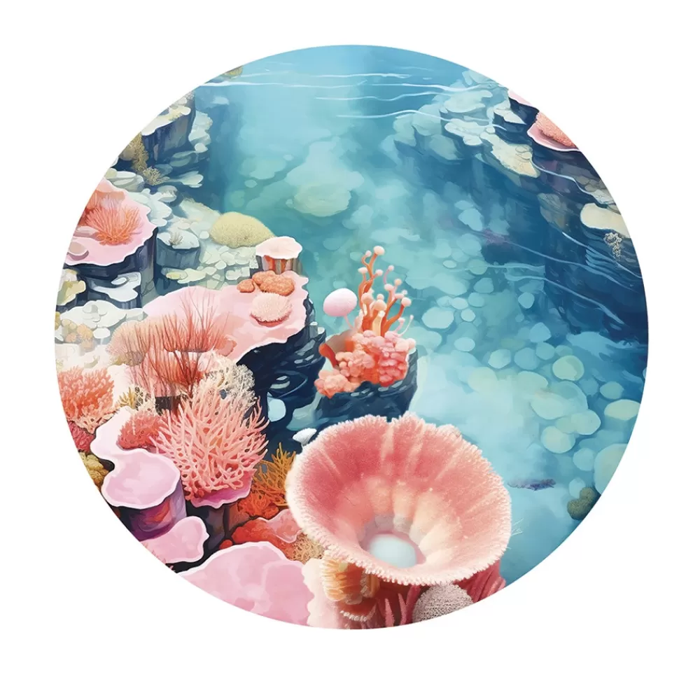 Décor rivière de corail pour bac d'exploration rond-HOPTOYS Best