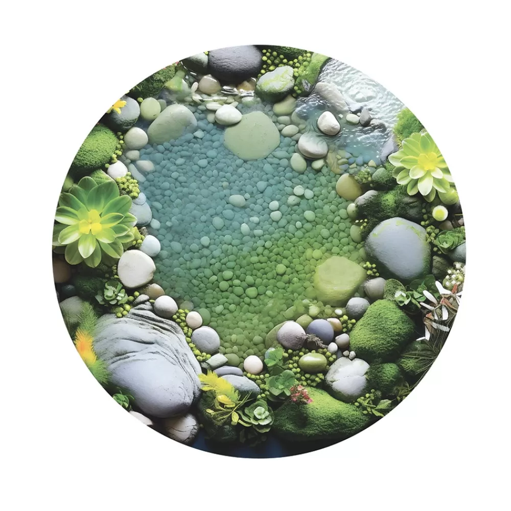 Décor sous-bois pour bac d'exploration rond-HOPTOYS Cheap