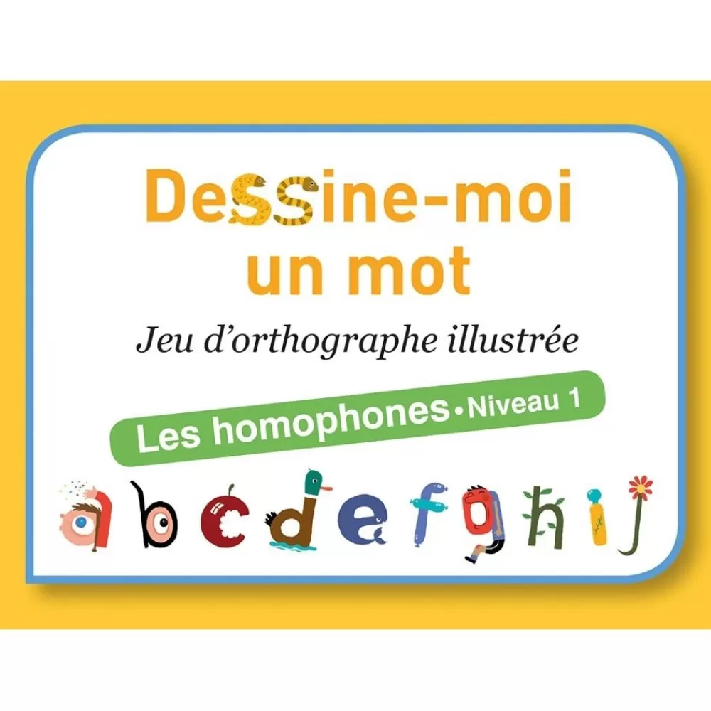 Dessine-moi un mot - homophones niveau 1 --HOPTOYS Outlet