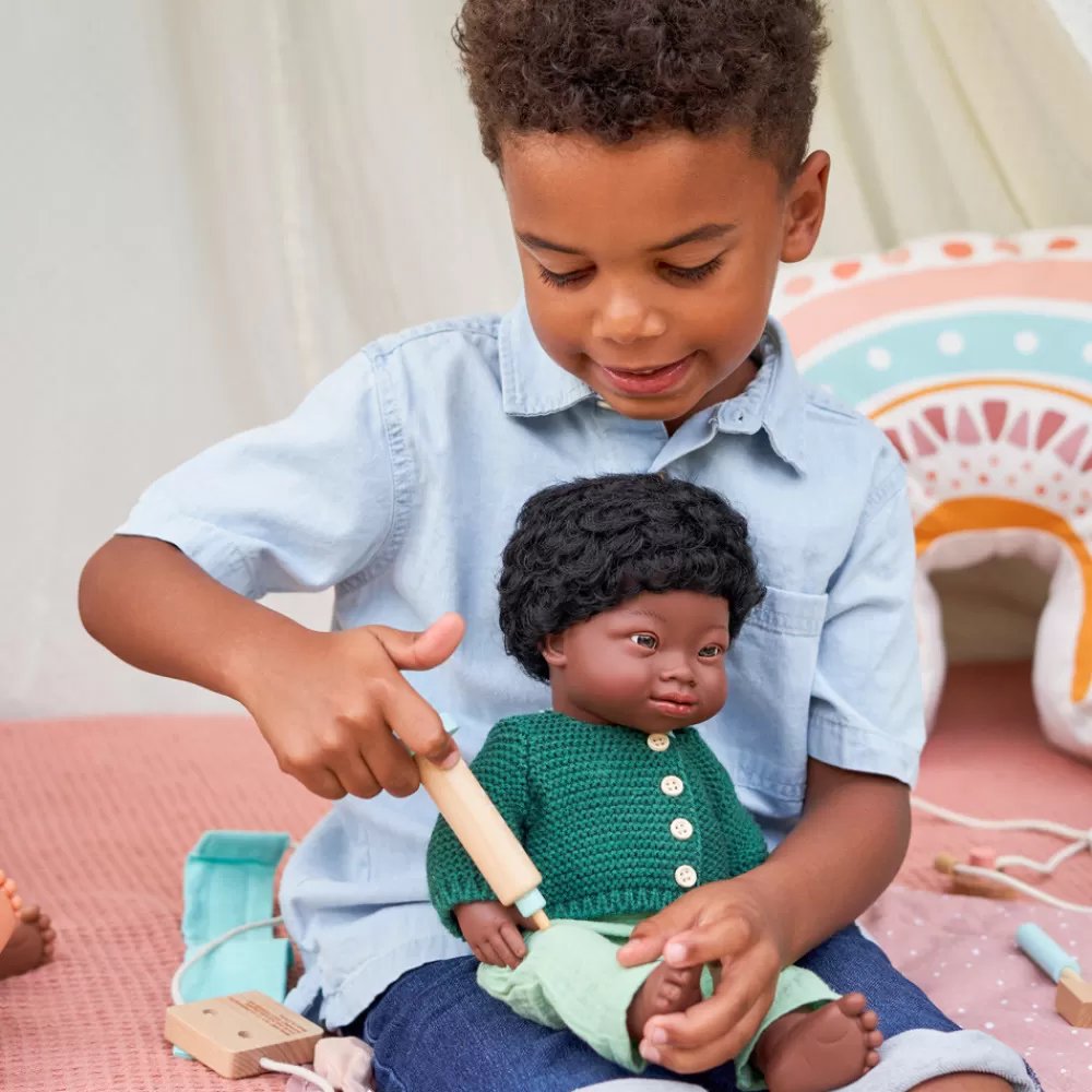 Djibril - Poupée avec Trisomie 21-HOPTOYS Shop