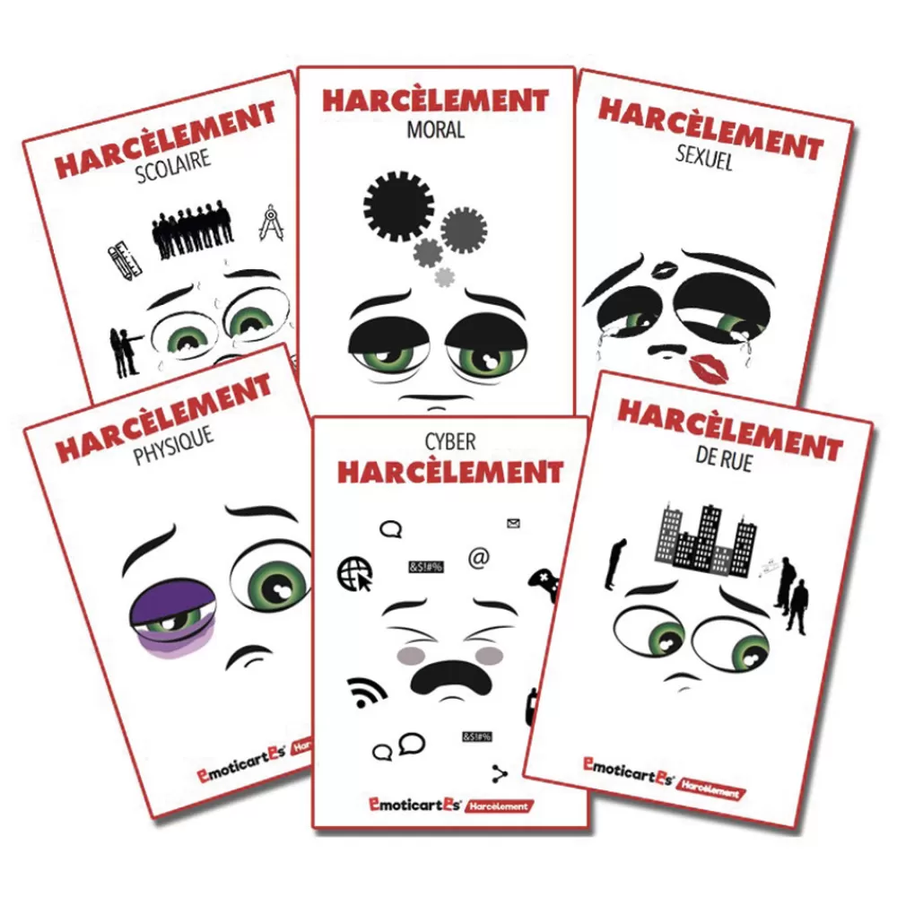 Emoticartes harcèlement --HOPTOYS Flash Sale