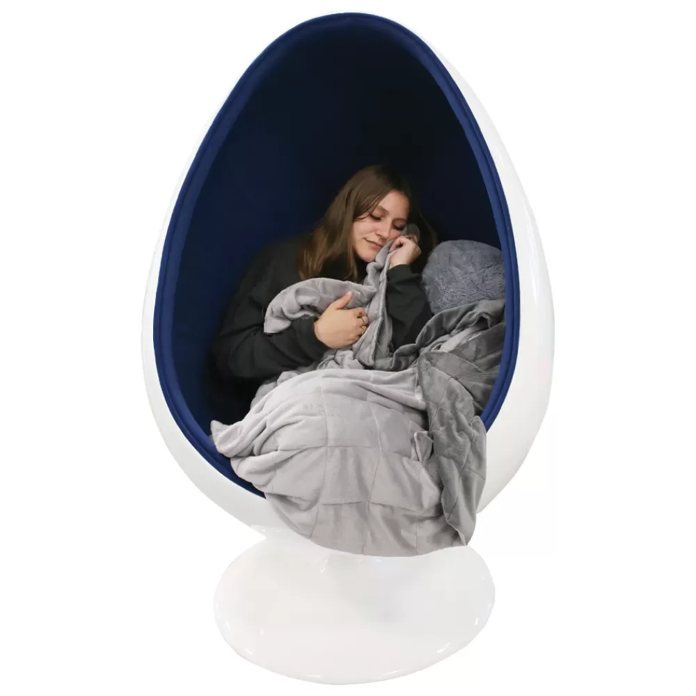 Fauteuil oeuf bleu-HOPTOYS Cheap