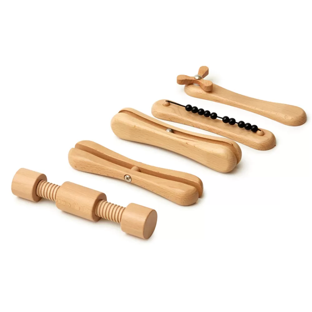 Fidgets adulte en bois par 5 --HOPTOYS Best