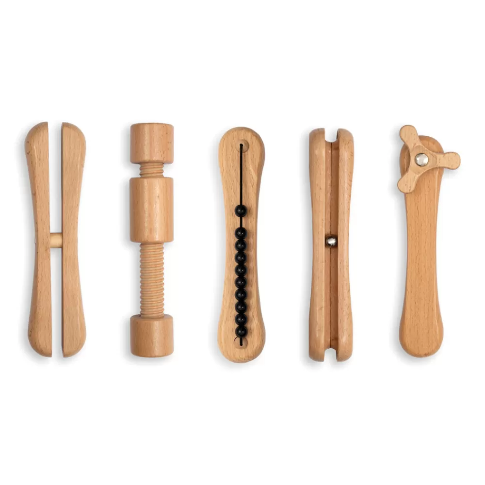 Fidgets adulte en bois par 5 --HOPTOYS Best