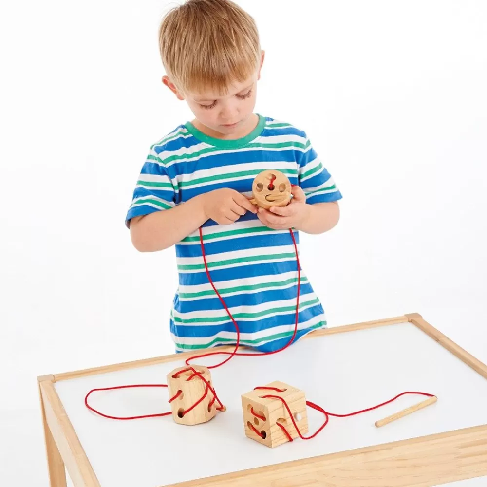 Formes géométriques à lacer --HOPTOYS Outlet