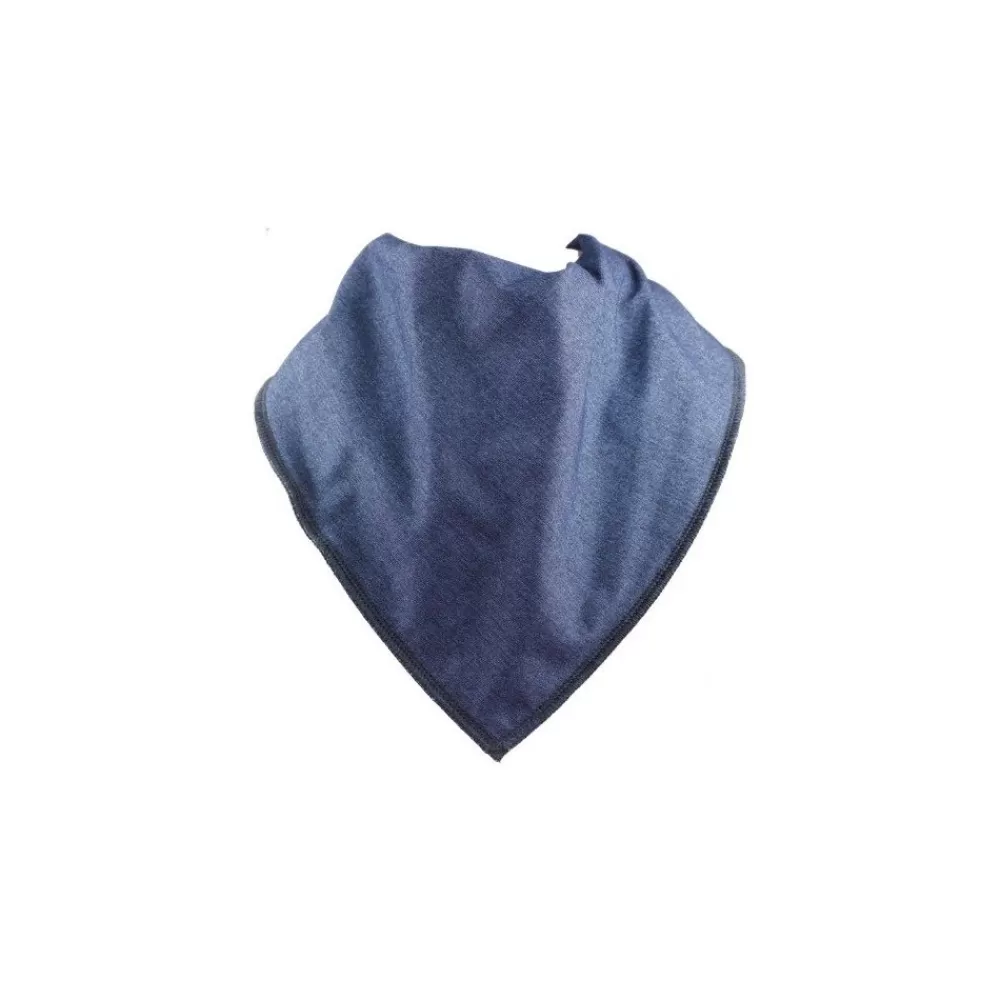 Foulards bavoirs bibbles -bleu marine/bleu roi/bleu jean --HOPTOYS Fashion