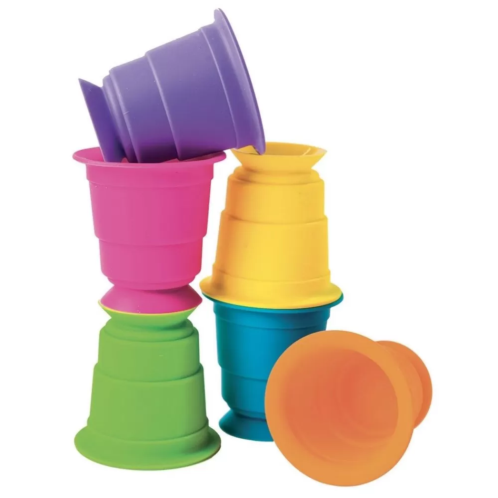 Gobelets d’empilage ventouse par 6 --HOPTOYS Clearance