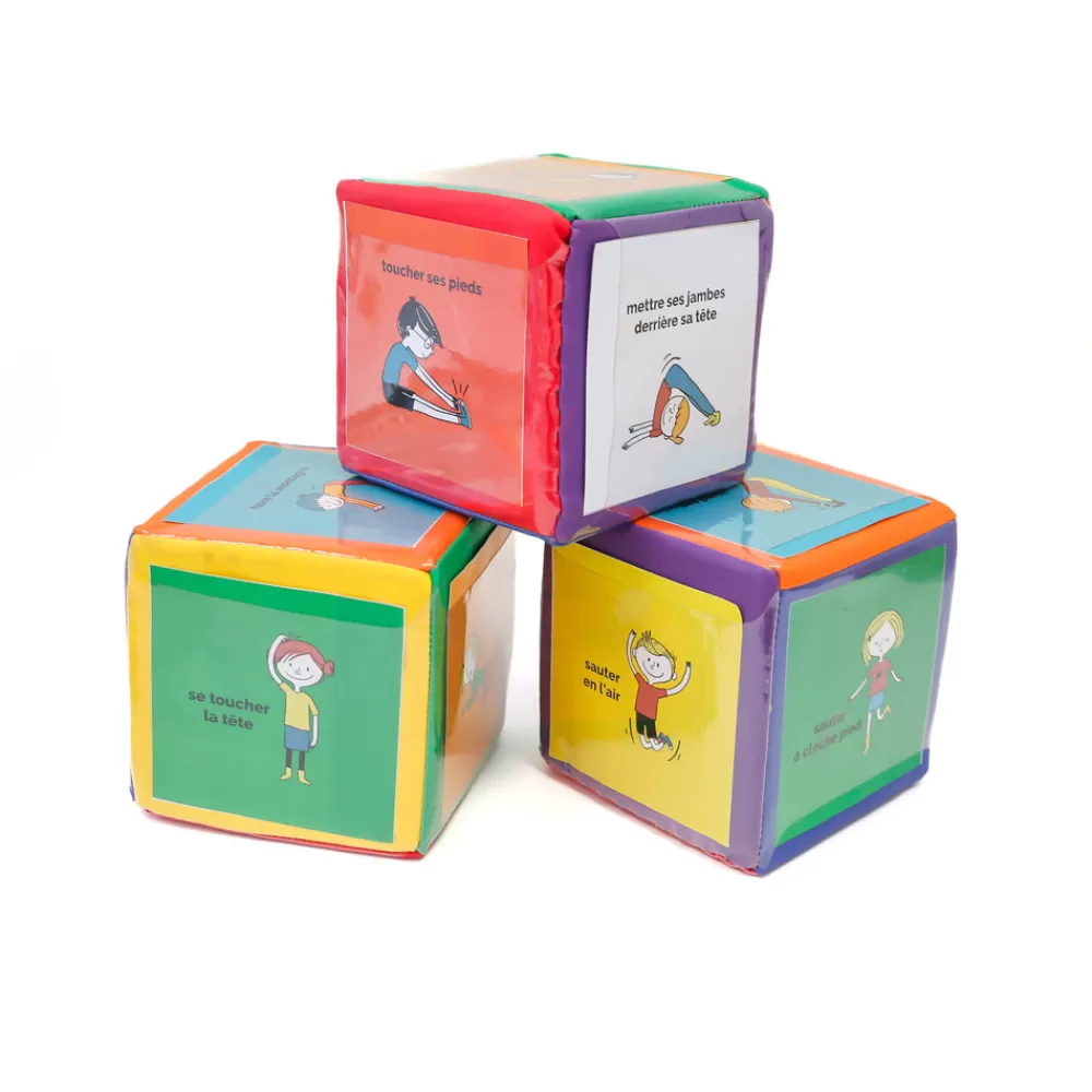 Grands dés en mousse par 3 --HOPTOYS Best Sale