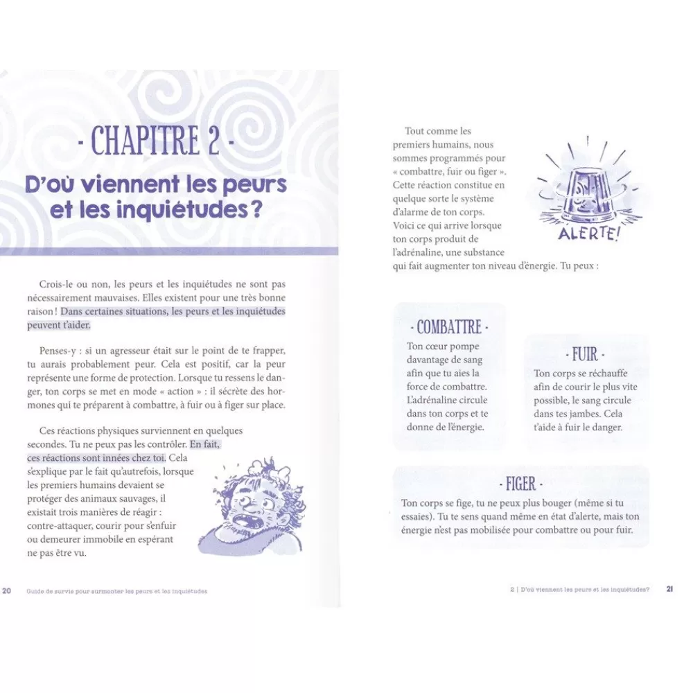 Guide de survie pour surmonter les peurs et inquiétudes --HOPTOYS Discount