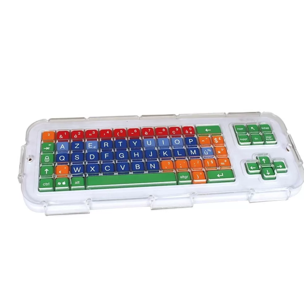 GUIDE DOIGT CLAVIER CLEVY TRANSPARENT-HOPTOYS Best