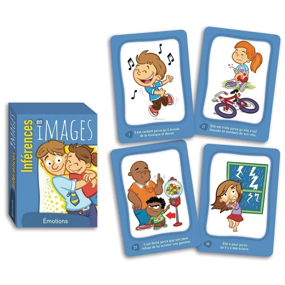 Inférences en images - Emotions --HOPTOYS Cheap