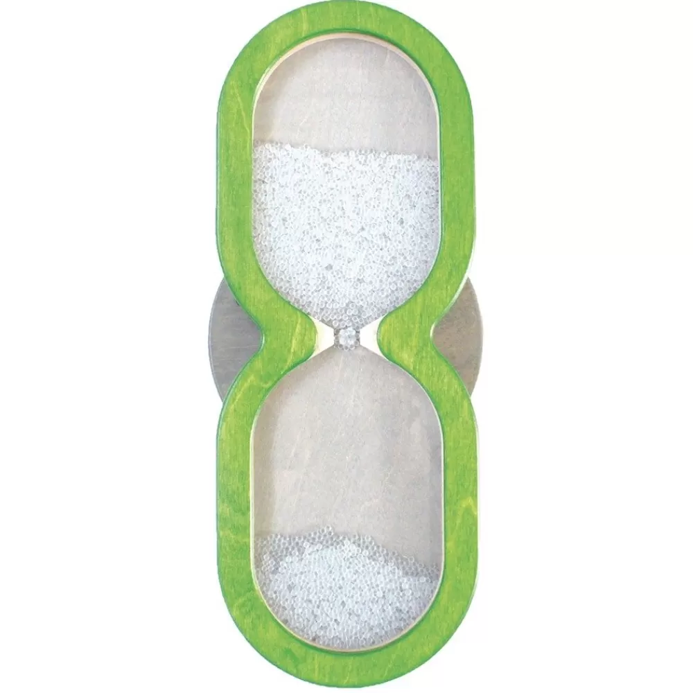Jeu mural sablier perles de verre - vert --HOPTOYS Clearance