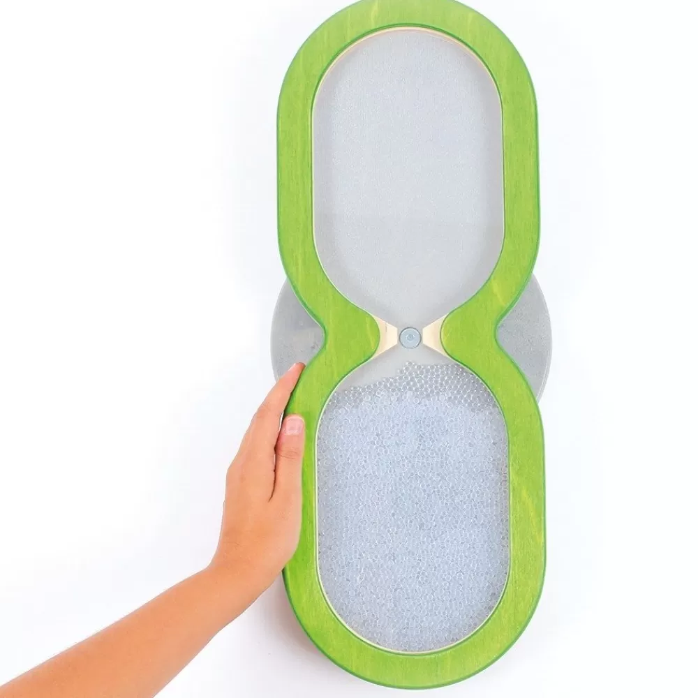 Jeu mural sablier perles de verre - vert --HOPTOYS Clearance