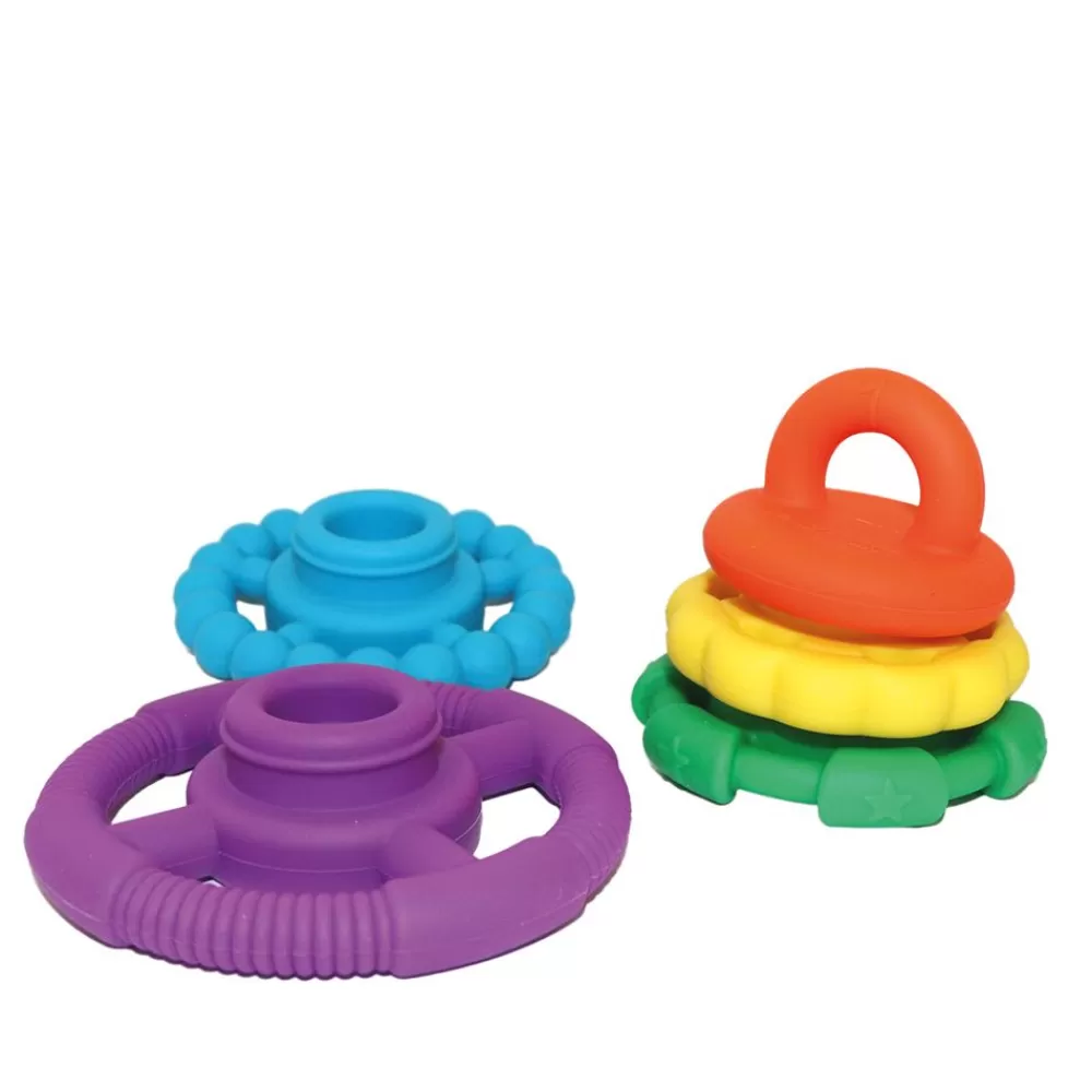 Jouet de dentition à empiler arc-en-ciel-HOPTOYS Cheap