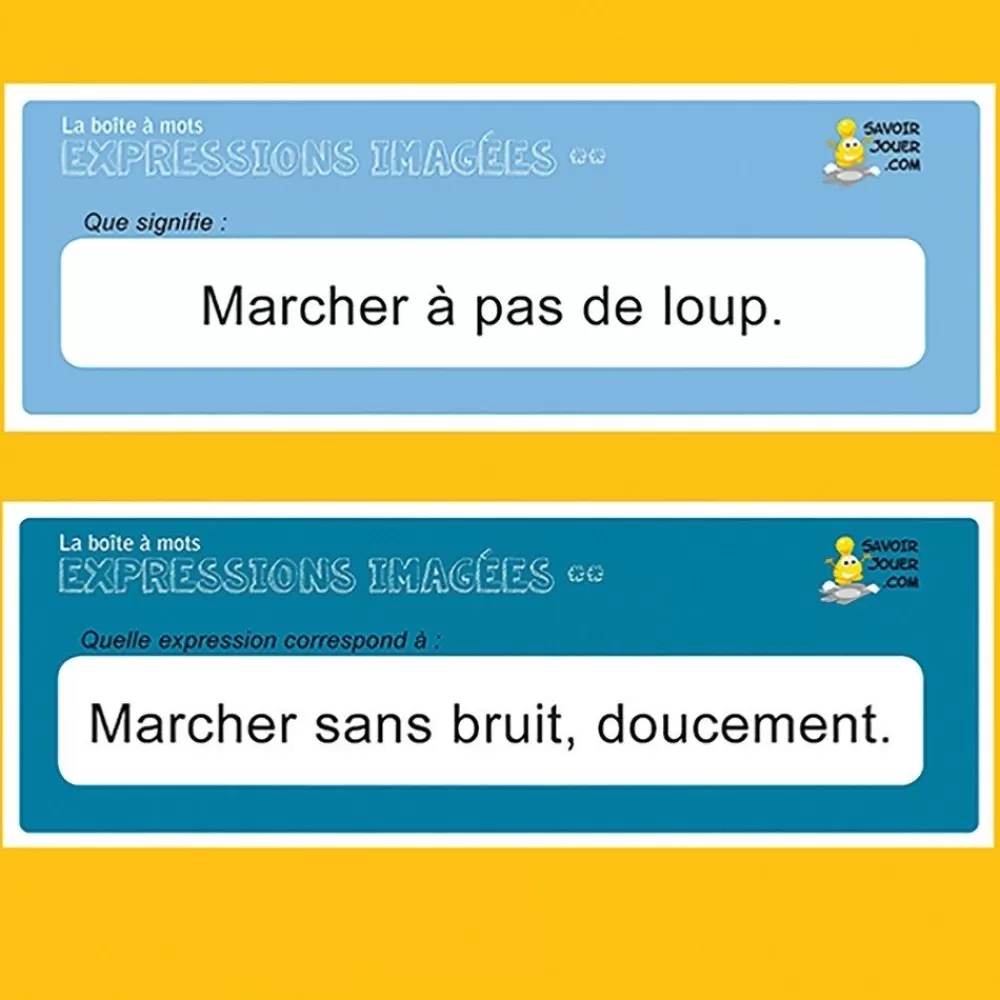 La boîte à mots: expressions imagées --HOPTOYS Clearance