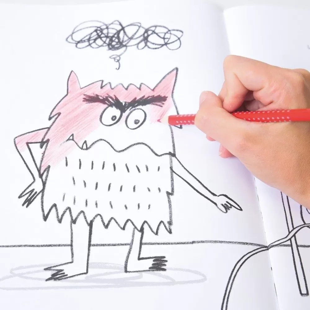 La couleur des émotions - Le cahier de coloriage --HOPTOYS Outlet