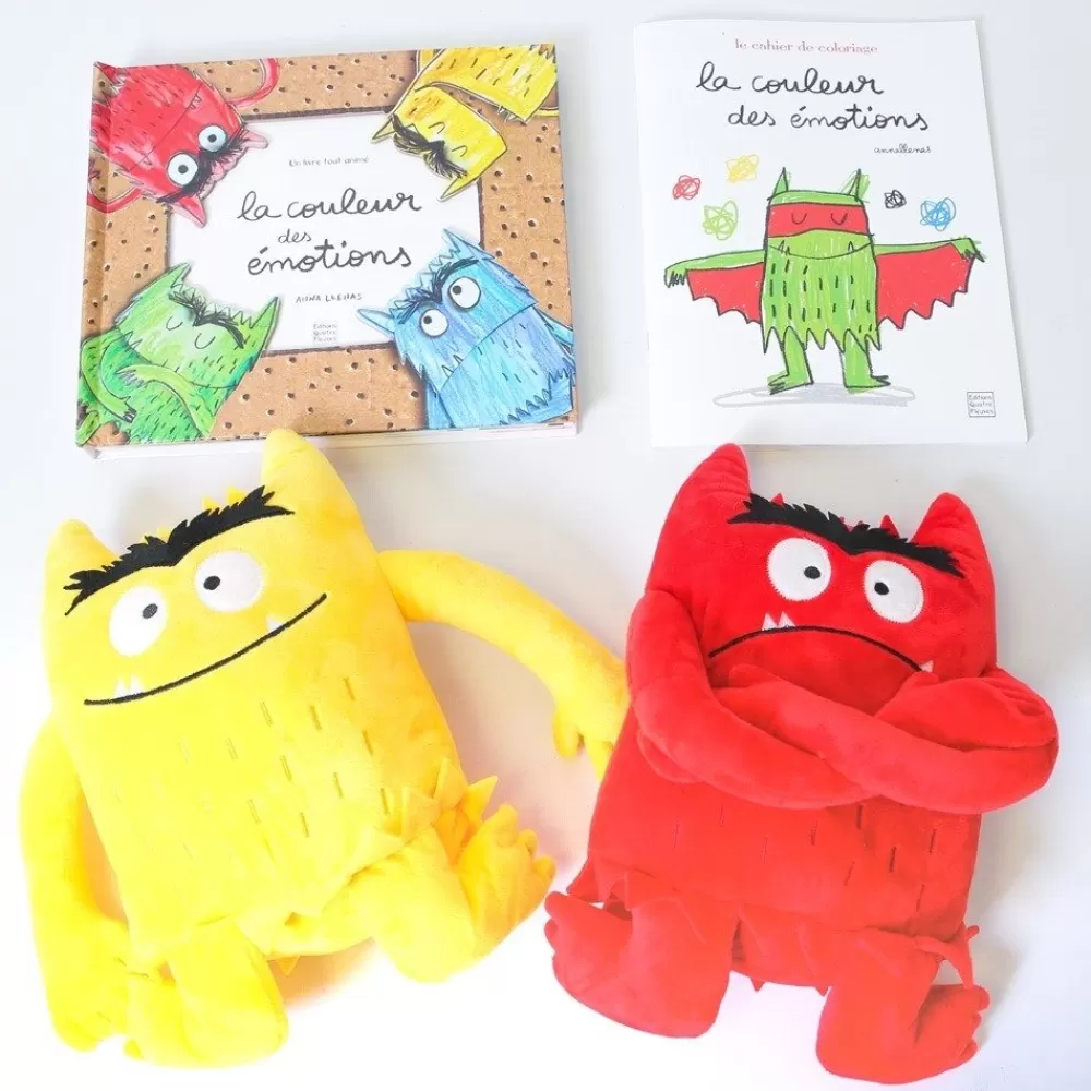 La couleur des émotions - Un livre tout animé --HOPTOYS Cheap