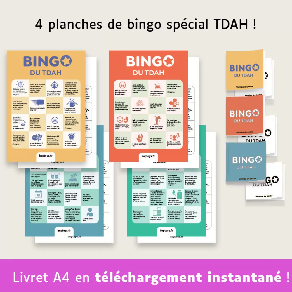 Le bingo du TDAH-HOPTOYS Shop
