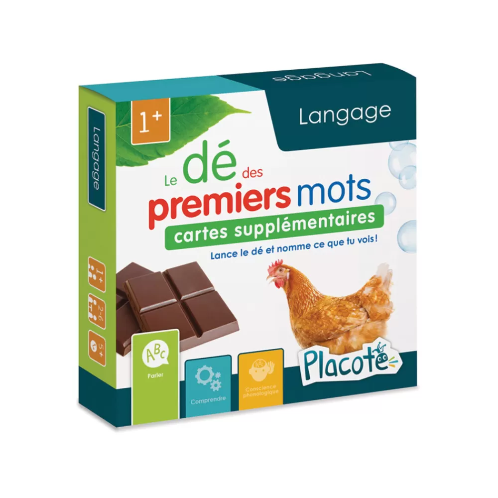 Le dé des premiers mots - cartes supplémentaires --HOPTOYS New