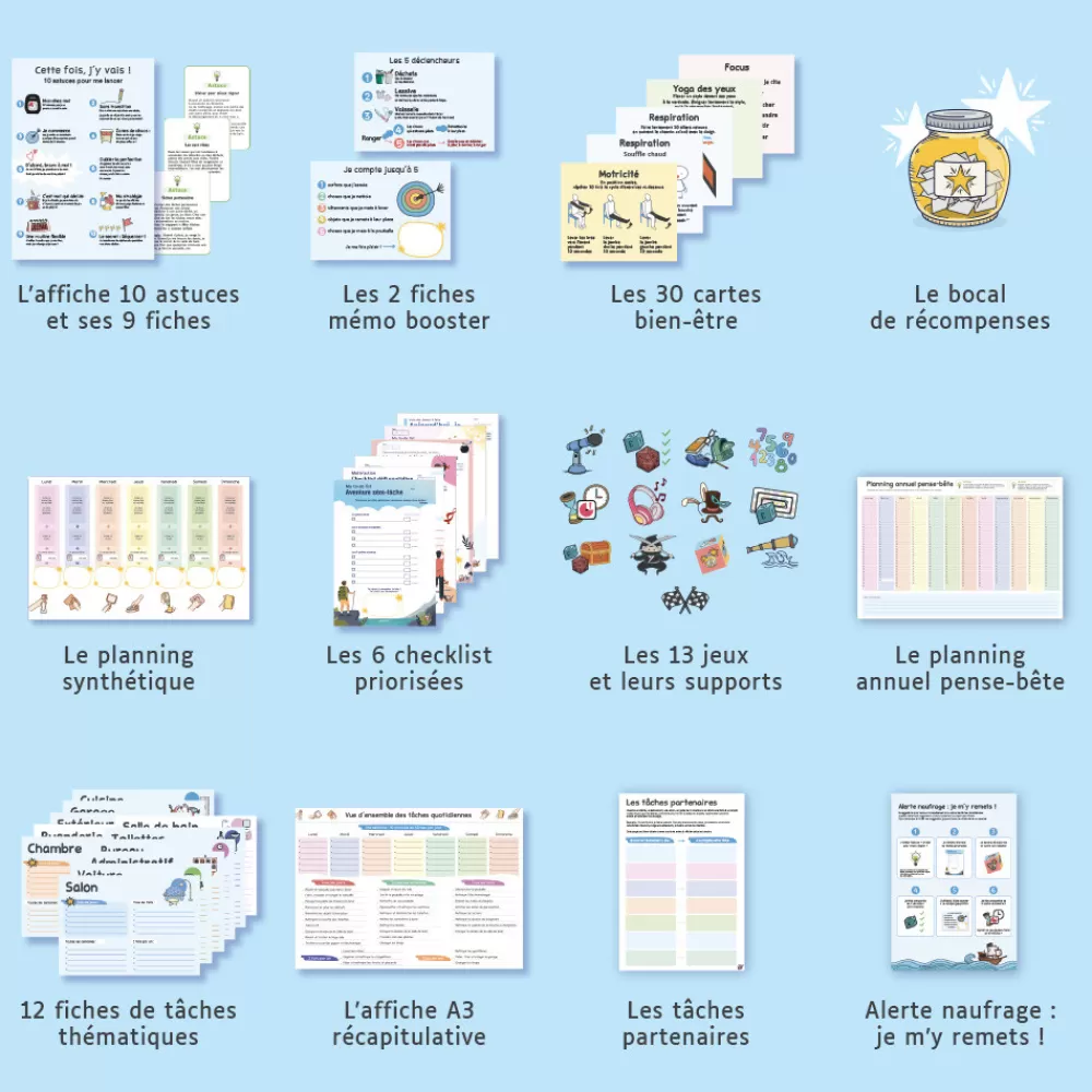 Le plaisir des tâches - TDAH : dé-jouer les tâches du quotidien-HOPTOYS Shop